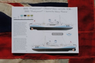 Mirage 350804 HMS PENNYWORT K111 Flower-Class Corvette